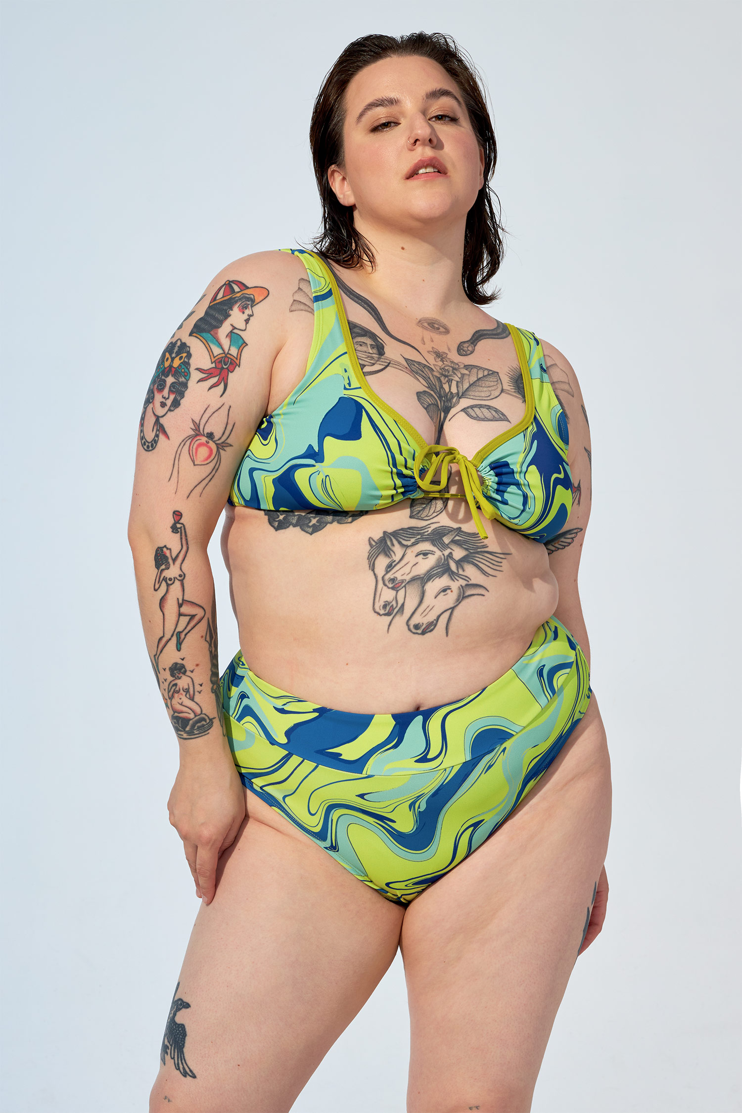 ANALIE – Bas de bikini taille haute