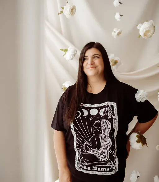 LA MAMA boxy T-shirt