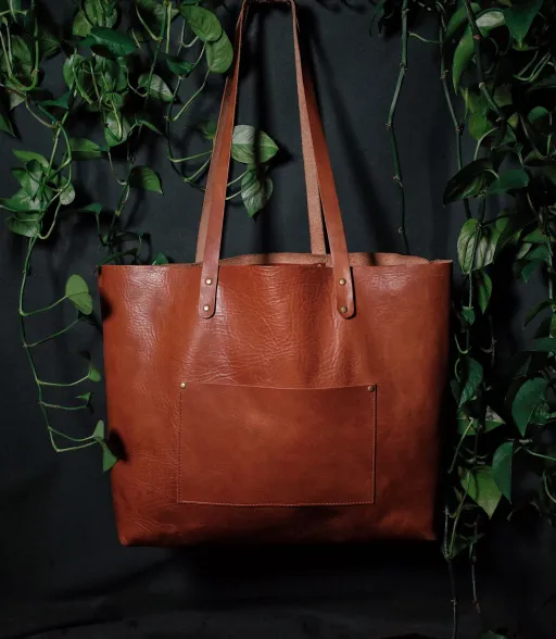 Light brown Dunham tote bag