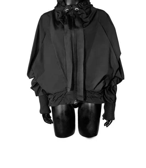 SHORT TAFFETA WINDBREAKER