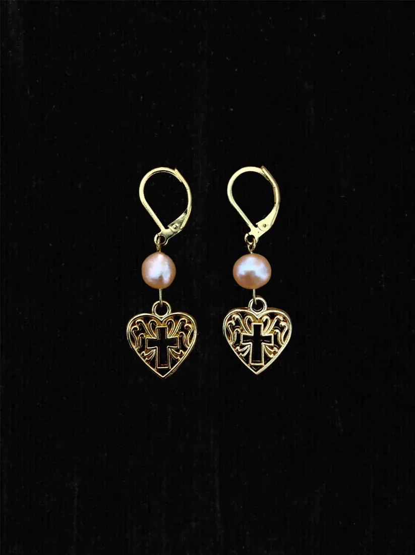 Boucles d'oreilles coeur