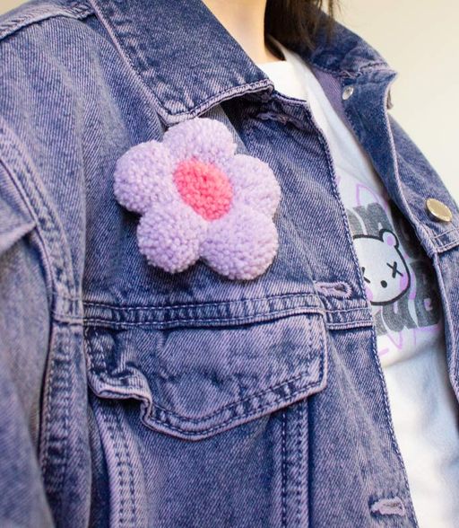 Pin en tapis fleur