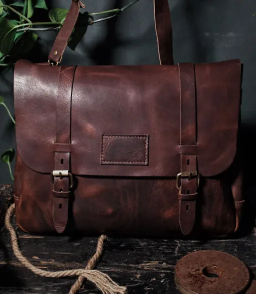 Sacoche Champlain marron foncé