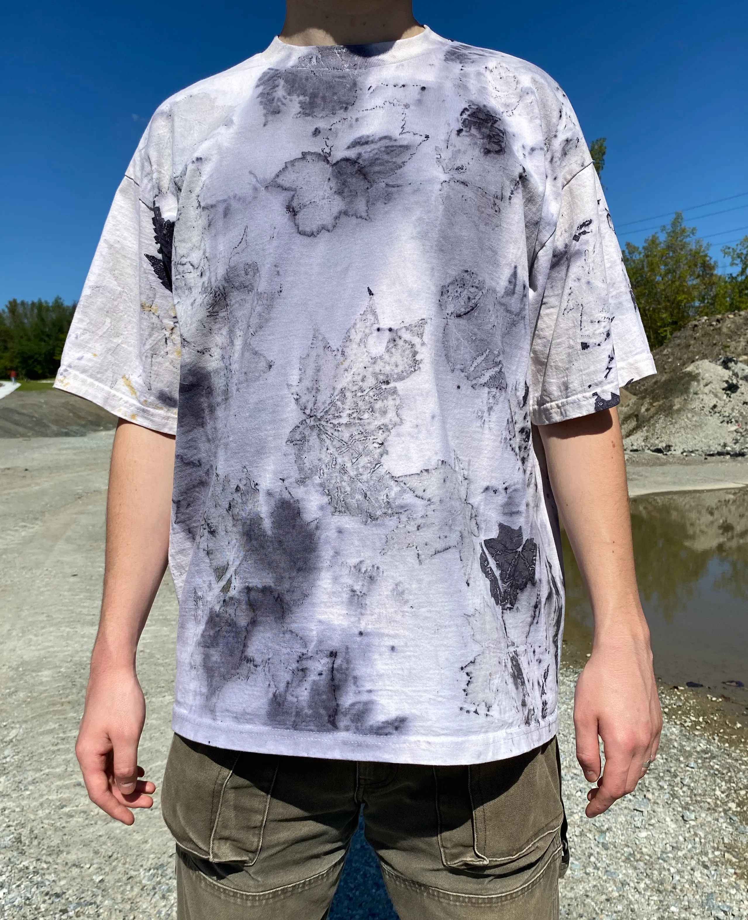 Eco-print t-shirt
