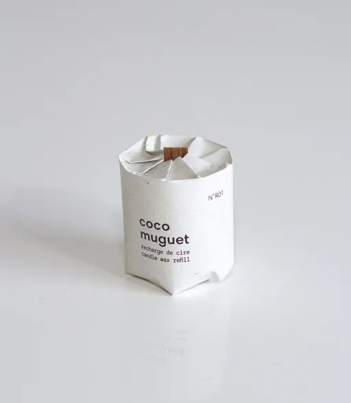 Recharge de cire coco muguet