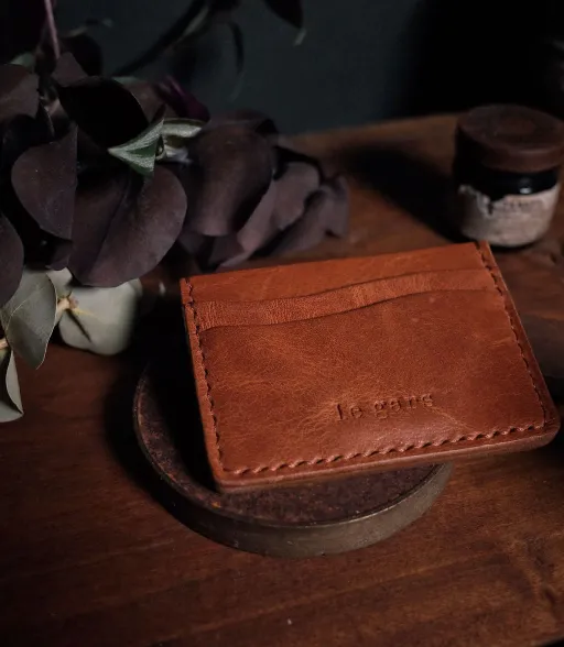 Portefeuille Beaubien marron clair