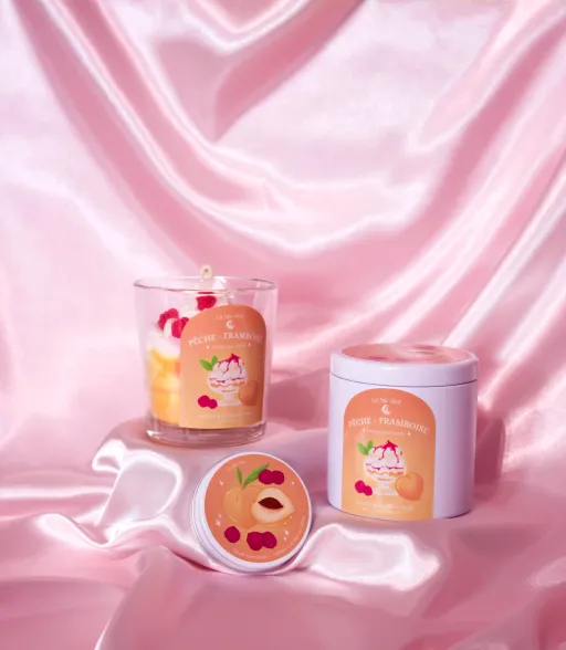 Gourmet candle - Peach Strawberry