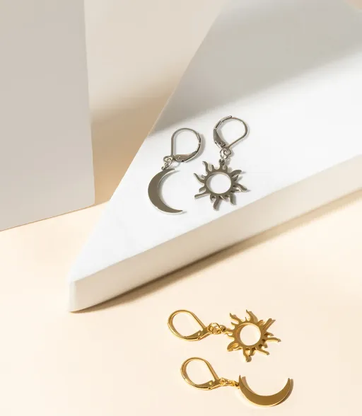 Boucles d'oreilles Day and Night