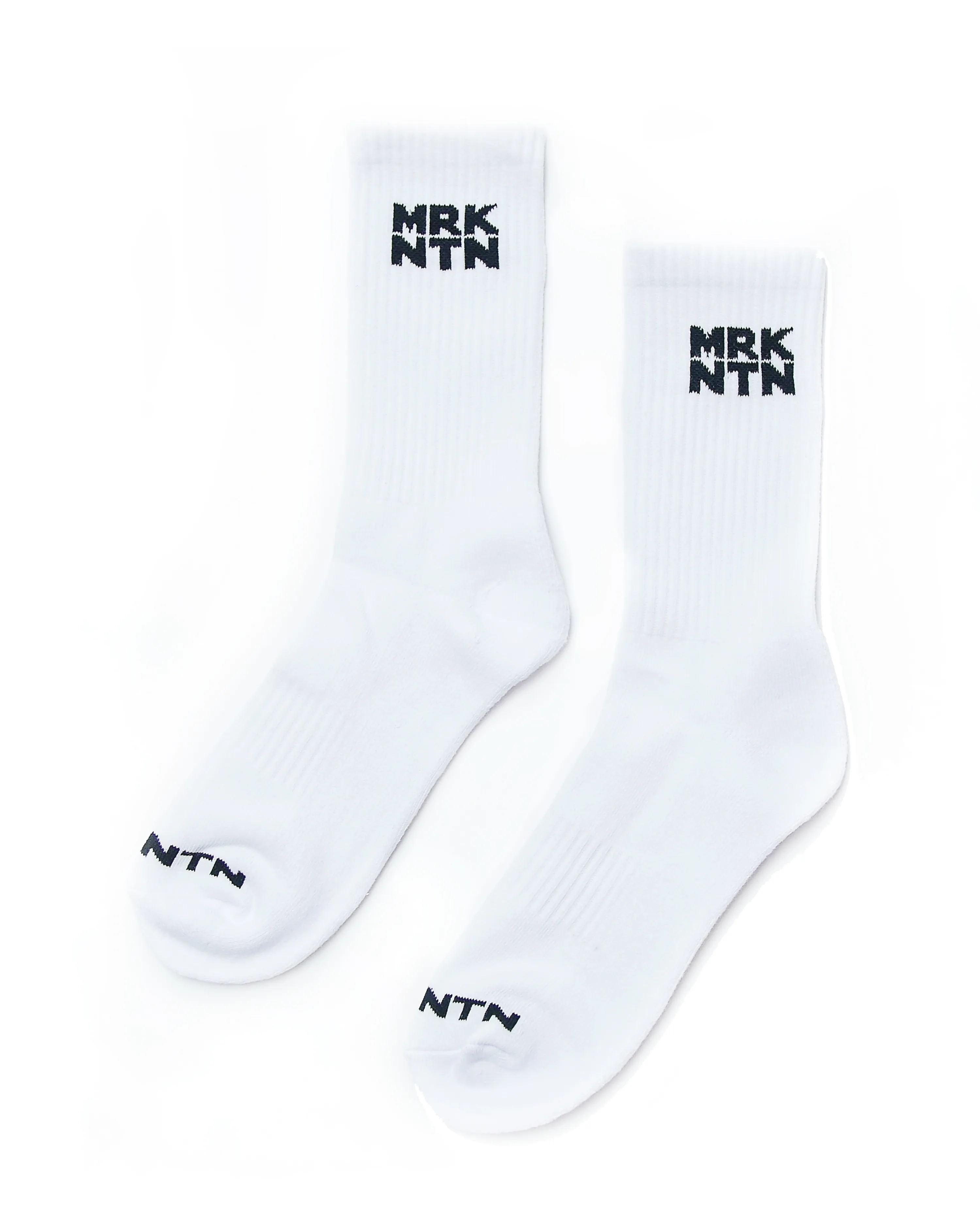 Le duo de chaussettes noires et blanches de MRKNTN