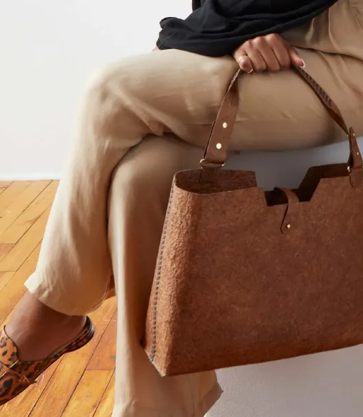 KIVU tote with NILE short handle