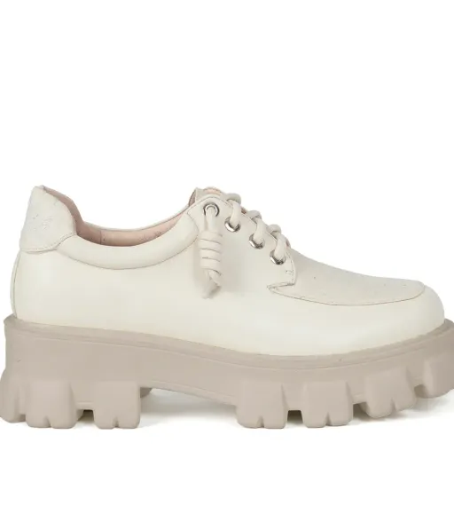 Chaussure oxford CLEM natural - VEGAN cuir d'ananas