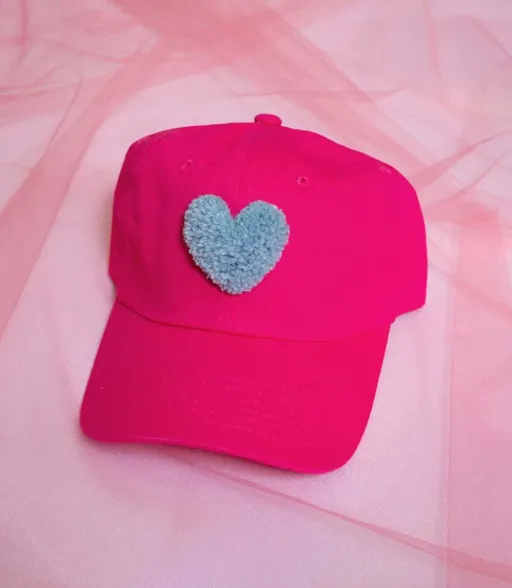 Hand-Tufted Heart Hats
