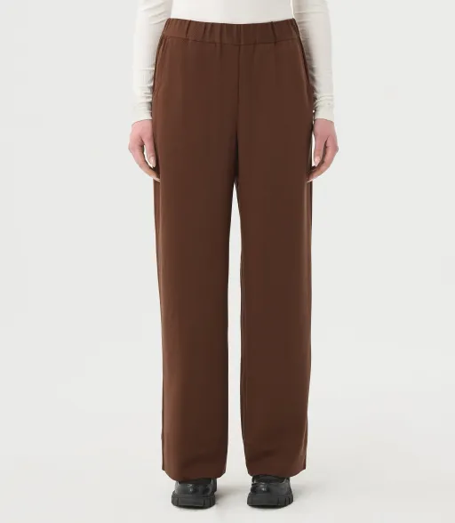 Wide brown pants