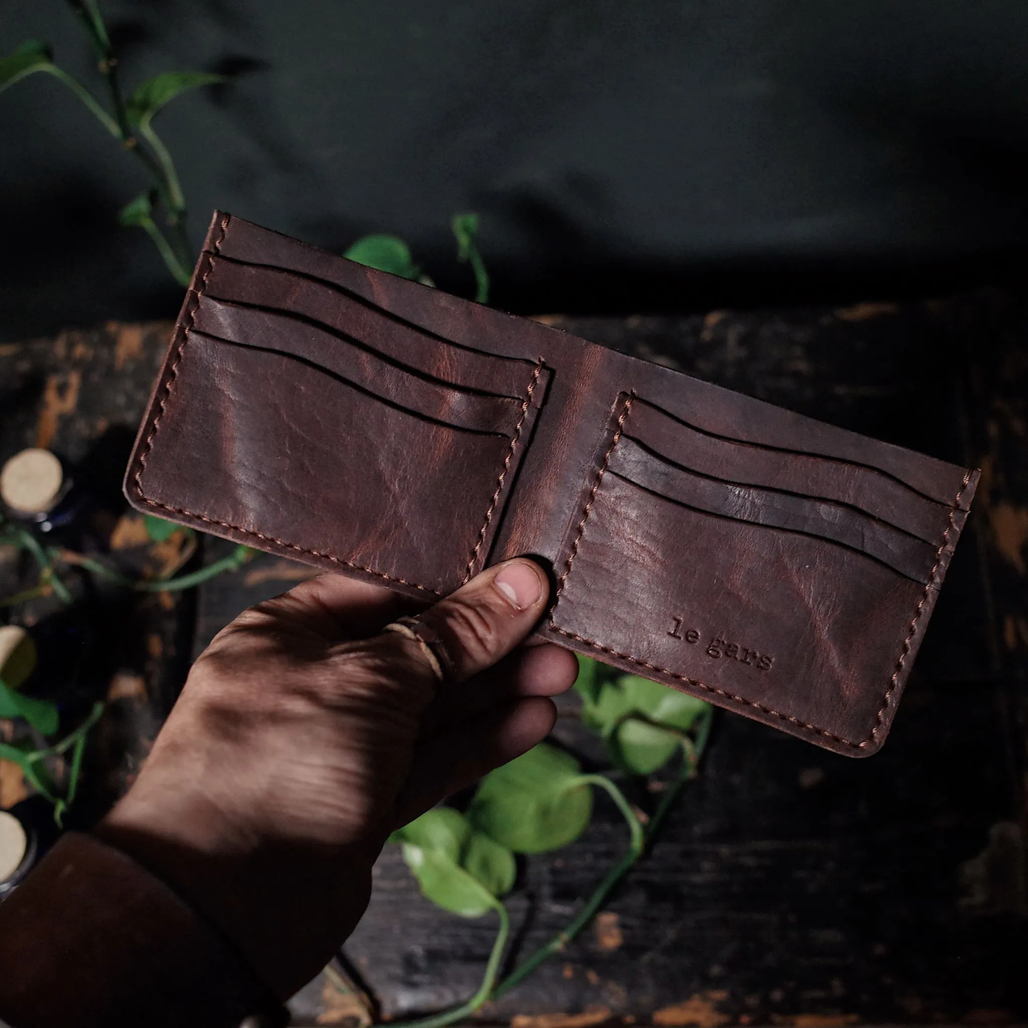 Dark brown Ludger wallet