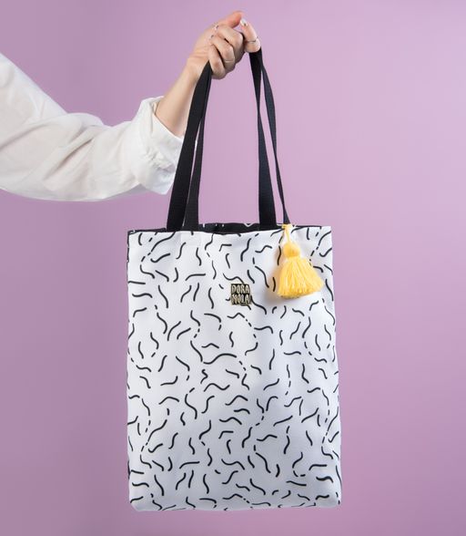 Tote Bag with Tassel, Freehand