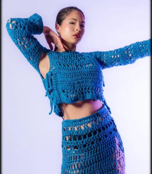 Festive Lily Slit Sweater