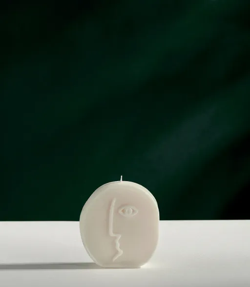 Bougie Visage rond