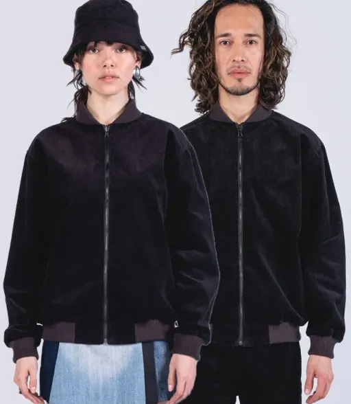 Veste Bomber en Corduroy