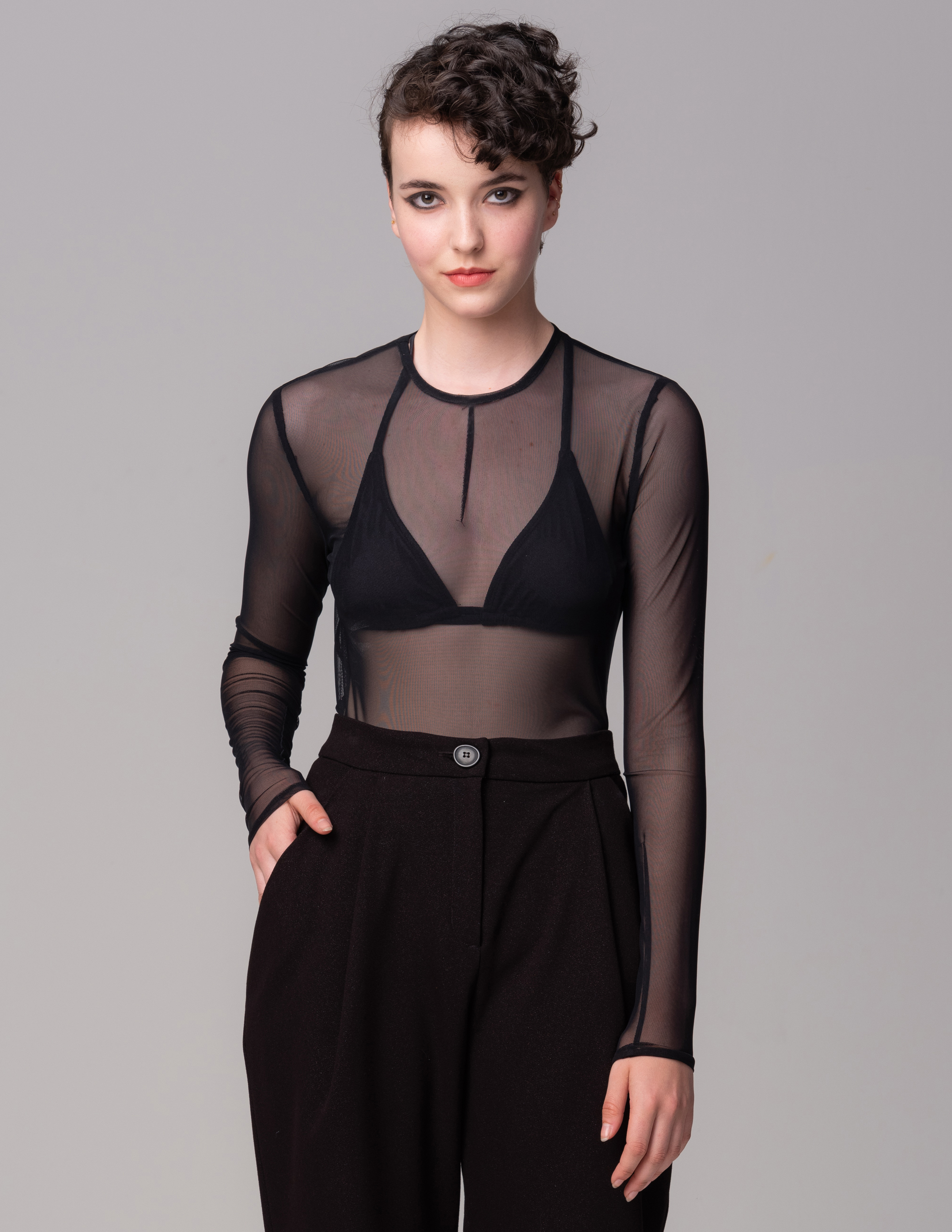 HALO RECYCLED POLYESTER MESH TOP