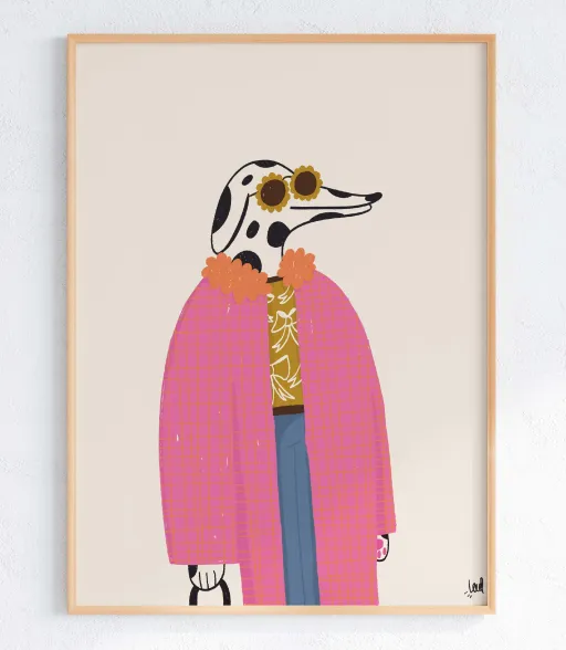 Print The stylish dalmatian