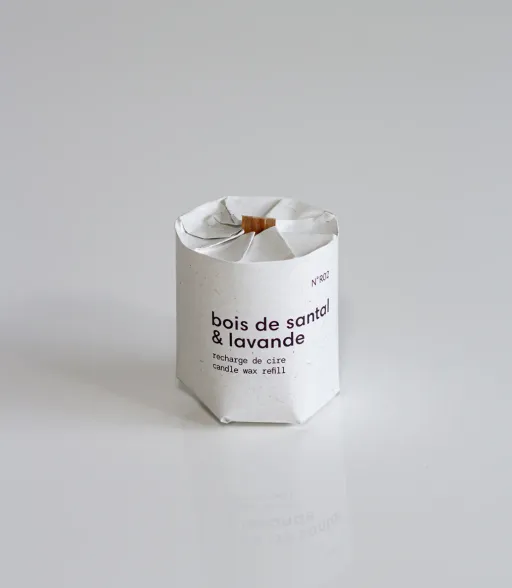 Recharge de cire bois de santal et lavande