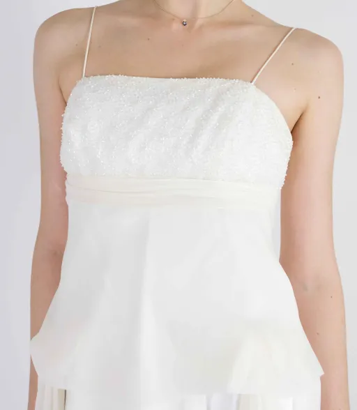 Snowflake Sequin Tank