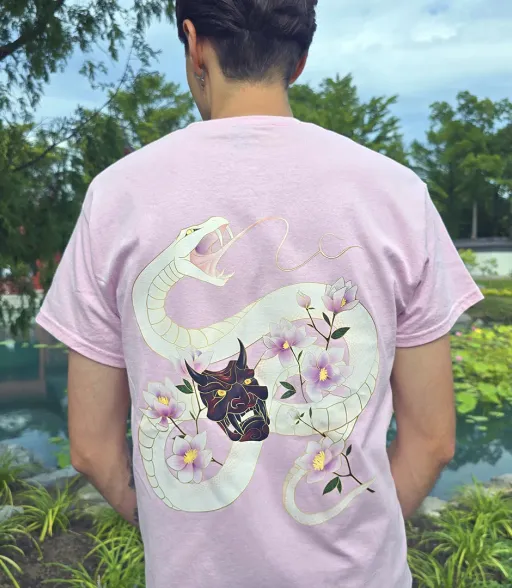 T-Shirt White Snake