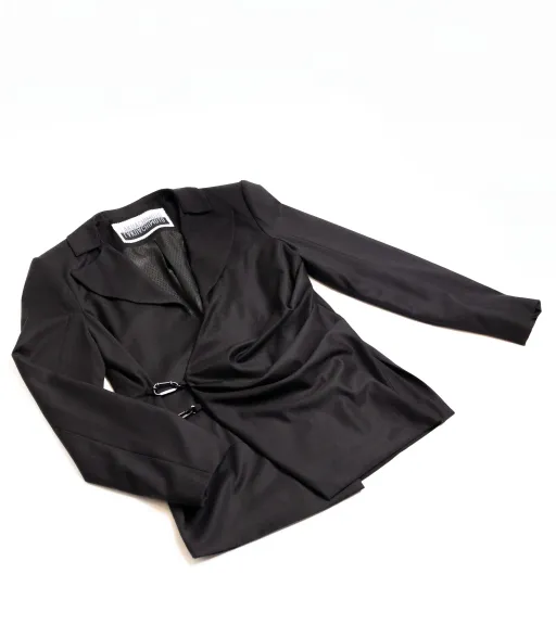 Asymmetrical Draped Blazer