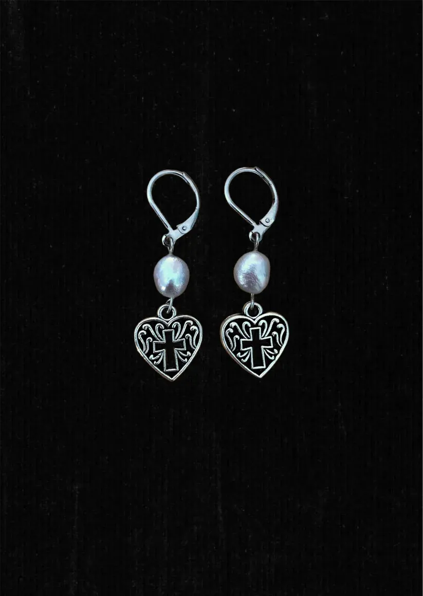 Boucles d'oreilles coeur