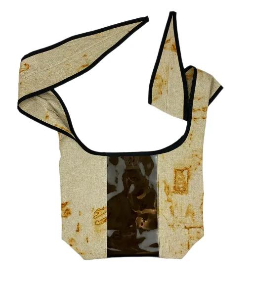 Tsuno bag in linen & vinyl