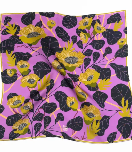 Petit foulard de soie 'Rosie'