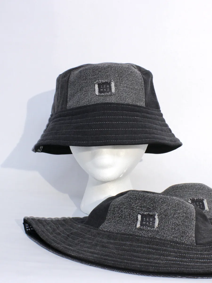 Reversible Bucket Hat Grey/Black