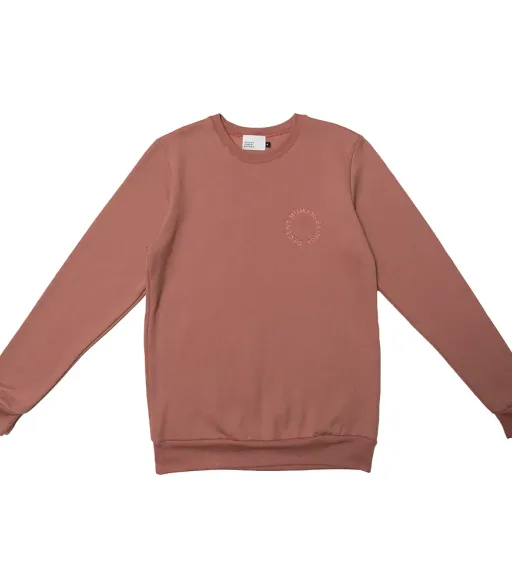 CIRCLE LOGO CREWNECK - DUSTY ROSE