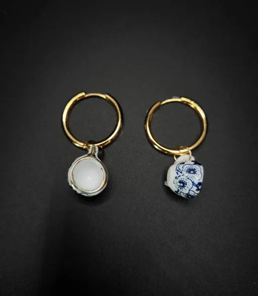 Boucle d'oreille Maison de Thé