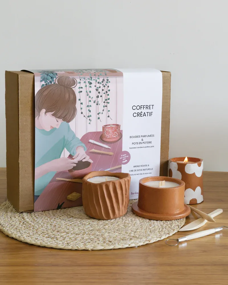 Clay candle making kit