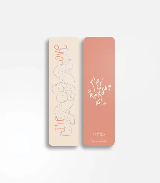 Marque page "Jte Love"