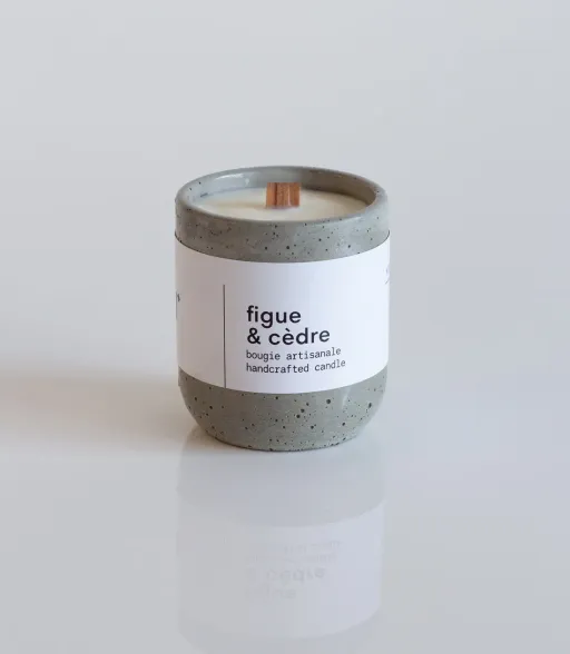 Bougie figue et cèdre