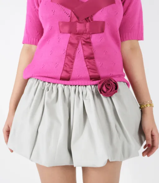 Terra Bubble Mini Skirt (L)