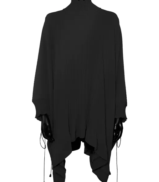 PLEATED CHIFFON TUNIC