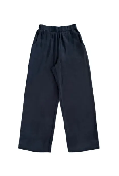 Pantalon ample et fluide en cupro