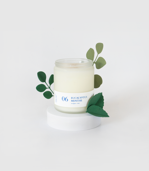 candle - eucalyptus + mint