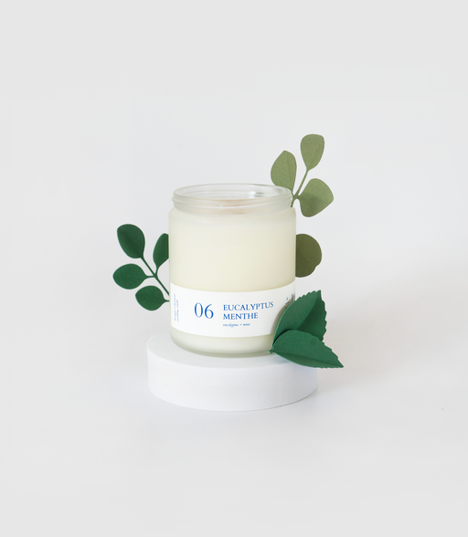 bougie - eucalyptus + menthe