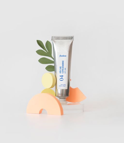 crème à mains - pêche + gingembre