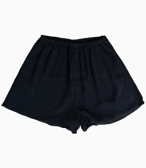 Lua - elastic shorts - Black Cupro