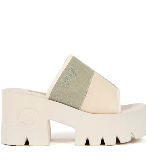 Sandales Check-Nath sage