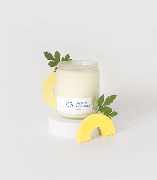 bougie - ananas + coriandre