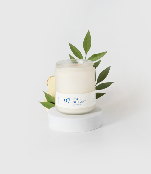 bougie - poire + thé vert