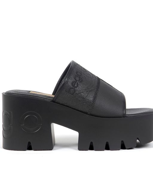 Sandales Check-Nath en Charcoal